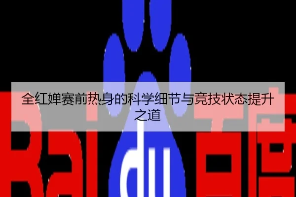 全红婵赛前热身的科学细节与竞技状态提升之道